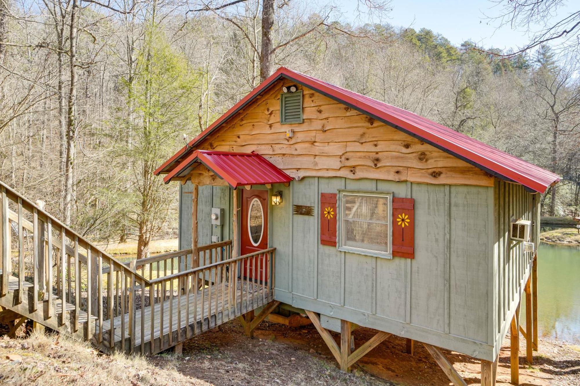 Secluded Family Retreat In Dahlonega With Hot Tub! Villa Dış mekan fotoğraf