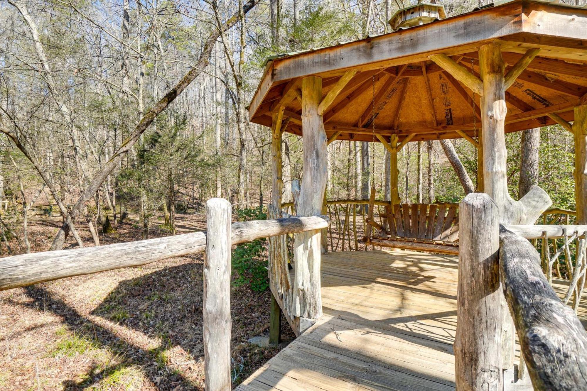 Secluded Family Retreat In Dahlonega With Hot Tub! Villa Dış mekan fotoğraf