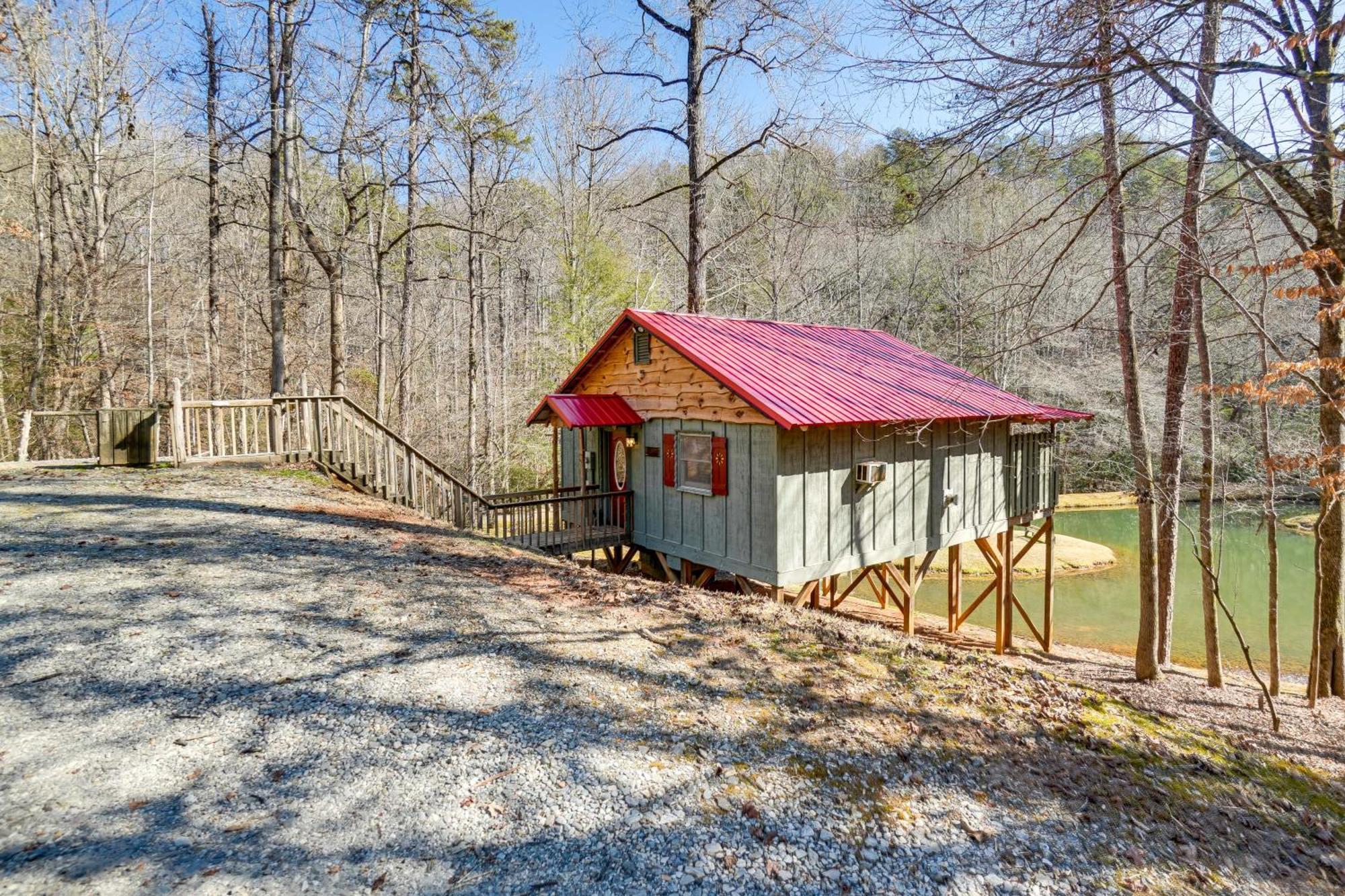 Secluded Family Retreat In Dahlonega With Hot Tub! Villa Dış mekan fotoğraf