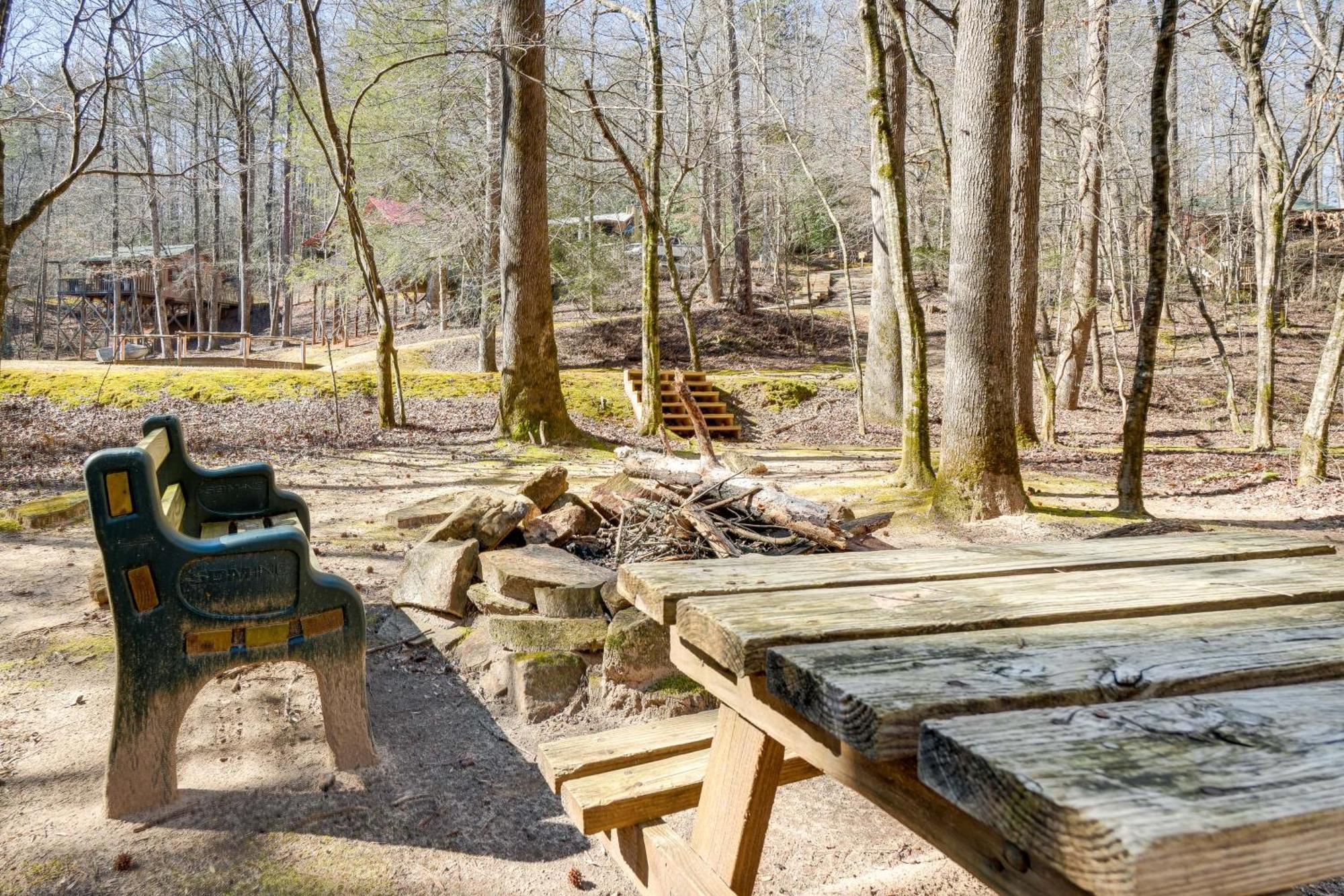 Secluded Family Retreat In Dahlonega With Hot Tub! Villa Dış mekan fotoğraf