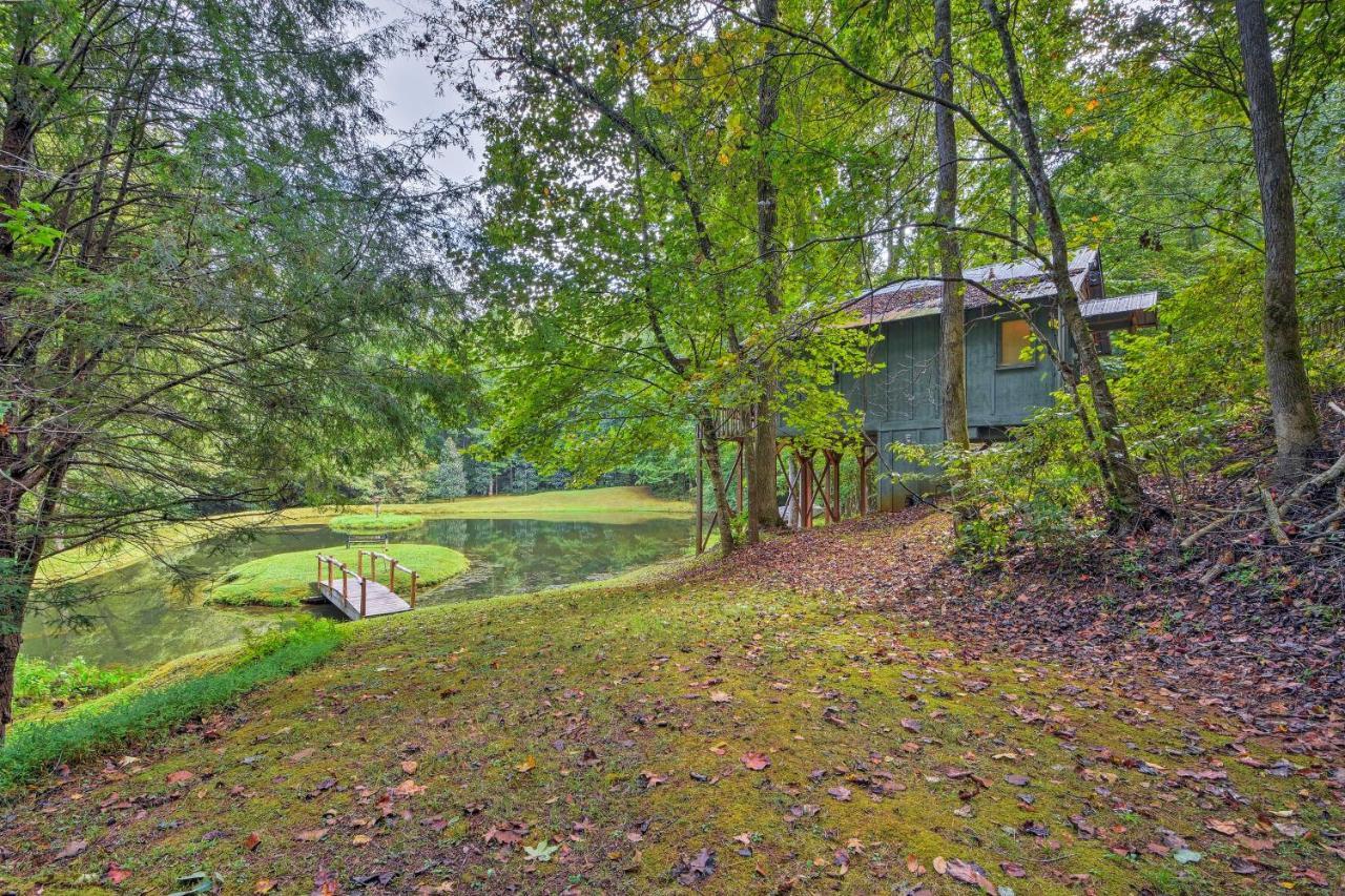 Secluded Family Retreat In Dahlonega With Hot Tub! Villa Dış mekan fotoğraf