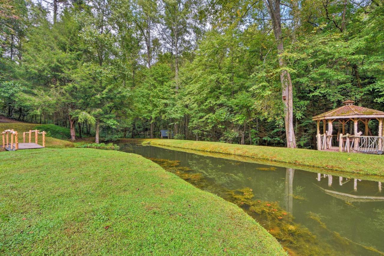Secluded Family Retreat In Dahlonega With Hot Tub! Villa Dış mekan fotoğraf