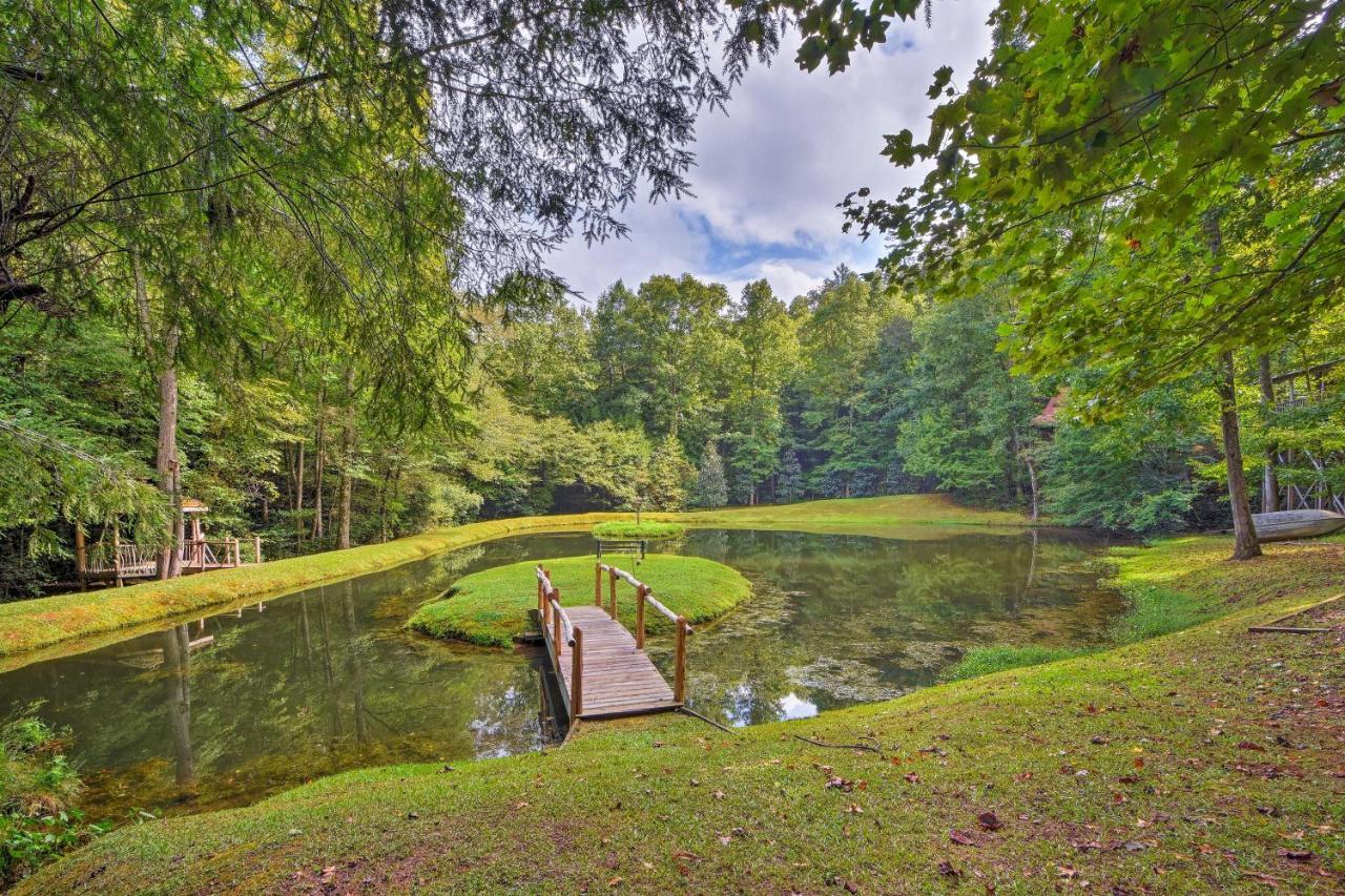 Secluded Family Retreat In Dahlonega With Hot Tub! Villa Dış mekan fotoğraf